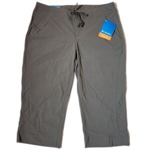 Columbia Anytime Outdoor Capri womens 8 gray